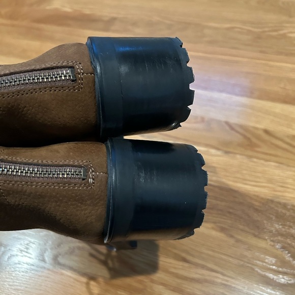 Madewell The Bradley Lace-Up Lugsole Boot Color Burled Wood Size 8 - Picture 14 of 16